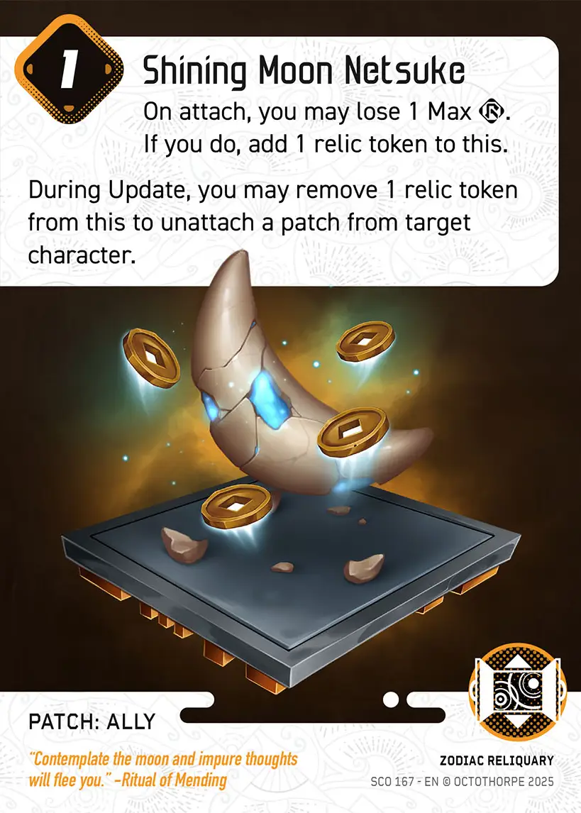 Shining Moon Netsuke