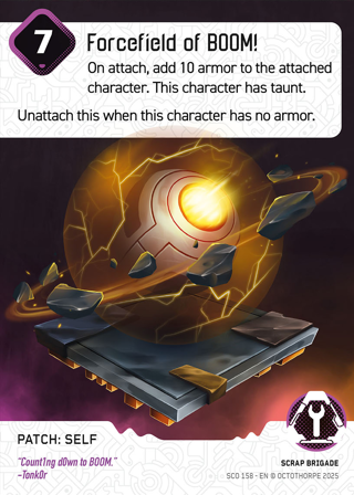 Forcefield of BOOM!