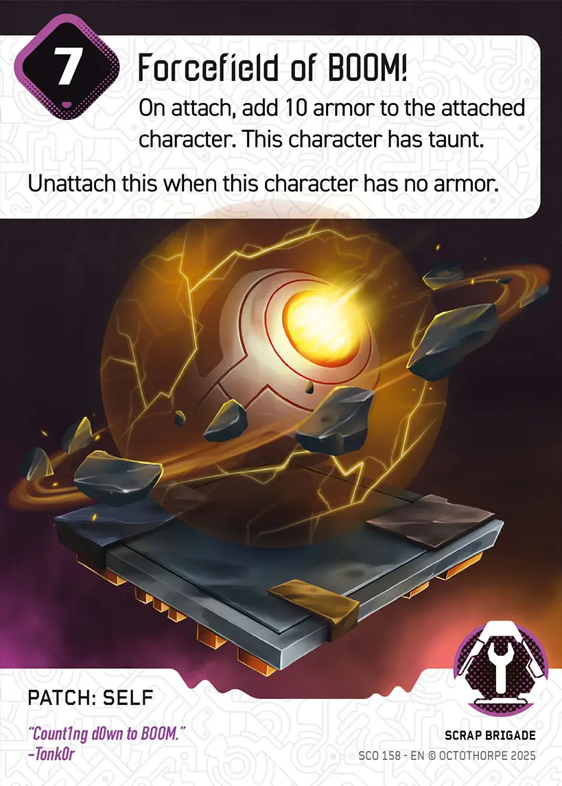 Forcefield of BOOM!