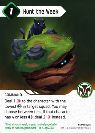 Hunt the Weak