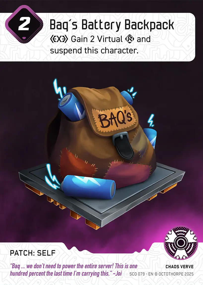 Baq's Battery Backpack